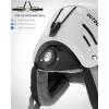 OutdoorMaster Kelvin II Ski Helmet – Snow Sport Helmet Snowboard Helmet for Men Women & Youth(Matte White)