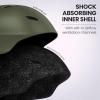 OutdoorMaster Kelvin Ski Helmet – Snowboard Helmet for Men, Women & Youth(Army Green)