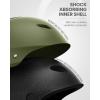 OutdoorMaster Kelvin Ski Helmet – Snowboard Helmet for Men, Women & Youth(Army Green)