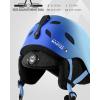 OutdoorMaster Kelvin Ski Helmet – Snowboard Helmet for Men, Women & Youth(Gradient Blue)