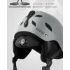 OutdoorMaster Kelvin Ski Helmet – Snowboard Helmet for Men, Women & Youth(Gray)