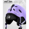 OutdoorMaster Kelvin Ski Helmet – Snowboard Helmet for Men, Women & Youth(Matte Purple)