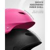 OutdoorMaster Kelvin Ski Helmet – Snowboard Helmet for Men, Women & Youth(Pink)