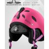 OutdoorMaster Kelvin Ski Helmet – Snowboard Helmet for Men, Women & Youth(Pink)