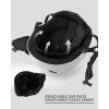 OutdoorMaster Kelvin Ski Helmet – Snowboard Helmet for Men, Women & Youth(White)