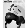 OutdoorMaster Kelvin Ski Helmet – Snowboard Helmet for Men, Women & Youth(White)