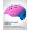 OutdoorMaster MIPS Ski Helmet – Kelvin II MIPS Snow Sport Helmet Snowboard Helmet for Men Women & Youth(Gradient Pink Blue)