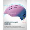 OutdoorMaster MIPS Ski Helmet – Kelvin II MIPS Snow Sport Helmet Snowboard Helmet for Men Women & Youth(Gradient Purple Blue)