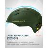 OutdoorMaster MIPS Ski Helmet – Kelvin II MIPS Snow Sport Helmet Snowboard Helmet for Men Women & Youth(Matte Green)