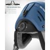 OutdoorMaster MIPS Ski Helmet – Kelvin II MIPS Snow Sport Helmet Snowboard Helmet for Men Women & Youth(Matte Harbor Blue)