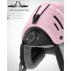 OutdoorMaster MIPS Ski Helmet – Kelvin II MIPS Snow Sport Helmet Snowboard Helmet for Men Women & Youth(Matte Pink)