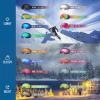 OutdoorMaster OTG Ski Goggles – Over Glasses Ski/Snowboard Goggles for Men, Women & Youth – 100% UV Protection(A1-vlt 10% Mattewhiteframe)