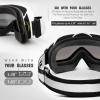 OutdoorMaster OTG Ski Goggles – Over Glasses Ski/Snowboard Goggles for Men, Women & Youth – 100% UV Protection(A1-vlt 11.7%)