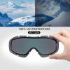 OutdoorMaster OTG Ski Goggles – Over Glasses Ski/Snowboard Goggles for Men, Women & Youth – 100% UV Protection(A1-vlt 13.5%)