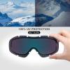 OutdoorMaster OTG Ski Goggles – Over Glasses Ski/Snowboard Goggles for Men, Women & Youth – 100% UV Protection(A1-vlt 15%)