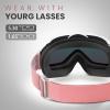 OutdoorMaster OTG Ski Goggles – Over Glasses Ski/Snowboard Goggles for Men, Women & Youth – 100% UV Protection(A1-vlt 46%)