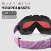 OutdoorMaster OTG Ski Goggles – Over Glasses Ski/Snowboard Goggles for Men, Women & Youth – 100% UV Protection(A3-vlt 12%)