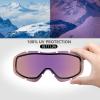 OutdoorMaster OTG Ski Goggles – Over Glasses Ski/Snowboard Goggles for Men, Women & Youth – 100% UV Protection(Vlt 13.1%)