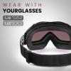 OutdoorMaster OTG Ski Goggles – Over Glasses Ski/Snowboard Goggles for Men, Women & Youth – 100% UV Protection(Vlt 15.6%)