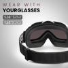 OutdoorMaster OTG Ski Goggles – Over Glasses Ski/Snowboard Goggles for Men, Women & Youth – 100% UV Protection(Vlt 17%)