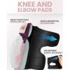 OutdoorMaster Skate Protective Gear Set for Adult & Youth, Skateboard Helmet Knee and Elbow Pads with Wrist Guards for Scooter, Inline Roller Skating, Skateboarding(Pink +Pink)