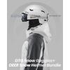 OutdoorMaster Ski Helmet Set,Snowboard Helmet with Goggles for Adults – Durable PC Shell, Protective EPS Foam & 10 Cooling Vents -Snow Helmets for Men, Women & Youth(Matte White)