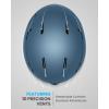 OutdoorMaster Ski Helmet Set,Snowboard Helmet with Goggles for Adults – Durable PC Shell, Protective EPS Foam & 10 Cooling Vents -Snow Helmets for Men, Women & Youth(Matte Harbor Blue)