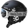 OutdoorMaster Anoa Kids Ski Helmet and Goggles Set – Snowboard Helmet with Ski Goggles – Durable PC Shell, Shock-Absorbing EPS Core & Adjustable Fit – Certified Snow Helmets for Boys, Girls & Youth(Black)