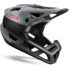 OutdoorMaster Full Face Mountain Bike Helmet for Men & Women-Two Removable Chin Pad Mountain Bike Helmet Grizzly, Ventilation Lightweight Racing Downhill DH BMX MTB Helmet(Slate Grey)