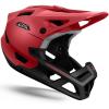 OutdoorMaster Full Face Mountain Bike Helmet for Men & Women-Two Removable Chin Pad Mountain Bike Helmet Grizzly, Ventilation Lightweight Racing Downhill DH BMX MTB Helmet(Flaming Red)