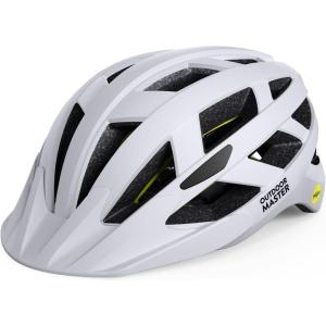 OutdoorMaster Gem Recreational MIPS Cycling Helmet – Two Removable Liners & Ventilation in Multi-Environment – Bike Helmet in Mountain, Motorway for Youth & Adult(Chalk Cliff)