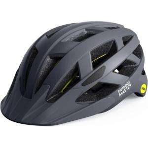 OutdoorMaster Gem Recreational MIPS Cycling Helmet – Two Removable Liners & Ventilation in Multi-Environment – Bike Helmet in Mountain, Motorway for Youth & Adult(Midnight Blue)