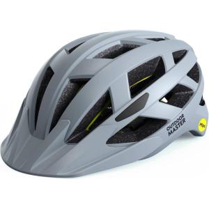 OutdoorMaster Gem Recreational MIPS Cycling Helmet – Two Removable Liners & Ventilation in Multi-Environment – Bike Helmet in Mountain, Motorway for Youth & Adult(Aqua Blue)