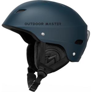 OutdoorMaster Kelvin Ski Helmet – Snowboard Helmet for Men, Women & Youth(Dark Blue)