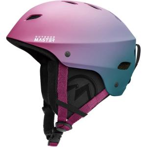 OutdoorMaster Kelvin Ski Helmet – Snowboard Helmet for Men, Women & Youth(Gradient Purple Blue)