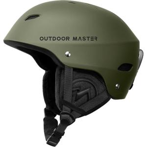 OutdoorMaster Kelvin Ski Helmet – Snowboard Helmet for Men, Women & Youth(Green)