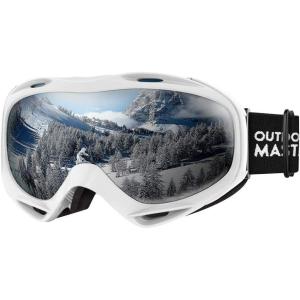 OutdoorMaster OTG Ski Goggles – Over Glasses Ski/Snowboard Goggles for Men, Women & Youth – 100% UV Protection(A1-vlt 11.7%)
