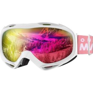 OutdoorMaster OTG Ski Goggles – Over Glasses Ski/Snowboard Goggles for Men, Women & Youth – 100% UV Protection(A1-vlt 13.5%)