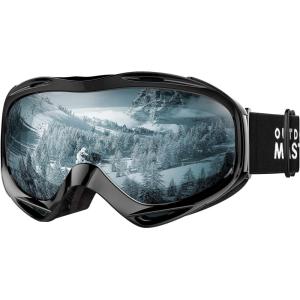 OutdoorMaster OTG Ski Goggles – Over Glasses Ski/Snowboard Goggles for Men, Women & Youth – 100% UV Protection(A4-vlt 80%)