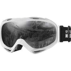 OutdoorMaster OTG Ski Goggles – Over Glasses Ski/Snowboard Goggles for Men, Women & Youth – 100% UV Protection(Polarized-vlt 11% Black)