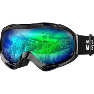 OutdoorMaster OTG Ski Goggles – Over Glasses Ski/Snowboard Goggles for Men, Women & Youth – 100% UV Protection(Vlt 18%)