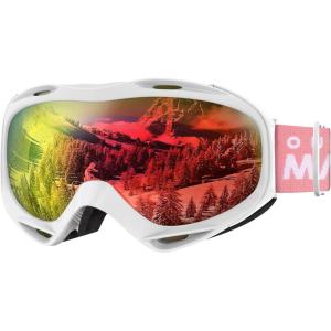 OutdoorMaster OTG Ski Goggles – Over Glasses Ski/Snowboard Goggles for Men, Women & Youth – 100% UV Protection(Vlt 45%)