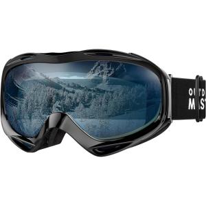 OutdoorMaster OTG Ski Goggles – Over Glasses Ski/Snowboard Goggles for Men, Women & Youth – 100% UV Protection(Vlt 60%)