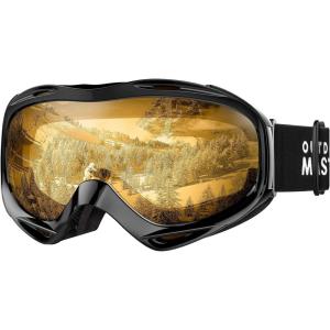 OutdoorMaster OTG Ski Goggles – Over Glasses Ski/Snowboard Goggles for Men, Women & Youth – 100% UV Protection(Vlt 65%)