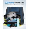 OutdoorMaster Boot Bag POLAR BEAR – 50L Ski Boots and Snowboard Boots Bag, Excellent for Travel with Waterproof Exterior & Bottom – for Men, Women and Youth – Dark Blue