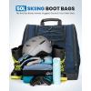 OutdoorMaster Boot Bag POLAR BEAR – 50L Ski Boots and Snowboard Boots Bag, Excellent for Travel with Waterproof Exterior & Bottom – for Men,Women and Youth – Blue