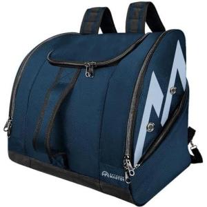 OutdoorMaster Boot Bag POLAR BEAR – 50L Ski Boots and Snowboard Boots Bag, Excellent for Travel with Waterproof Exterior & Bottom – for Men, Women and Youth – Dark Blue