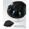 OutdoorMaster Kids Ski Helmet – MIPS Snow Helmet for Boys, Girls & Youth with Durable PC Shell & 12 Vents(Arctic White)