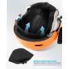 OutdoorMaster Kids Ski Helmet – MIPS Snow Helmet for Boys, Girls & Youth with Durable PC Shell & 12 Vents(Glossy Dark Orange)