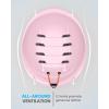OutdoorMaster Kids Ski Helmet – MIPS Snow Helmet for Boys, Girls & Youth with Durable PC Shell & 12 Vents(Glossy Pink)